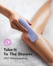 Load image into Gallery viewer, Bikini Trimmer for Women, Pubic Hair Trimmer Shaver for Women -Waterproof Hair Shaver Razors, LADYSPOT™ Shaving Sets,with 3 Guards,Replaceable Hypoallergenic Ceramic Blade,Wet/Dry(Purple)
