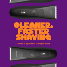 Load image into Gallery viewer, MANSPOT Manscape Groin &amp; Body Hair Trimmer for Men, Electric Ball Pubic Trimmer Shaver,Manscape Kit with 4 Guard,Replaceable Ceramic Blade Heads,Waterproof Wet/Dry Shaver,90 Minutes Shaving
