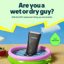 Load image into Gallery viewer, MANSPOT Manscape Groin &amp; Body Hair Trimmer for Men, Electric Ball Pubic Trimmer Shaver,Manscape Kit with 4 Guard,Replaceable Ceramic Blade Heads,Waterproof Wet/Dry Shaver,90 Minutes Shaving

